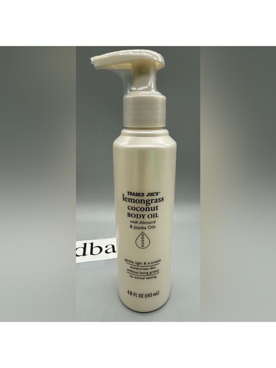 Trader Joe’s Other - Trader Joe’s: Lemongrass Coconut Body Oil with Almond and Jojoba Oils/ NEW